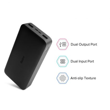 20,000 mAh Redmi Fast Charge Power Bank - Dual input ports丨Dual output ports丨74Wh high capacity丨Two-way 18W fast charging