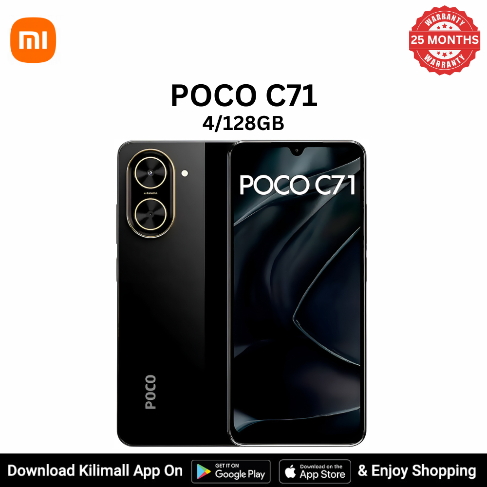 【Xiaomi Official】Xiaomi POCO C71 POCO C71  Smartphone 6.88" Display - 4GB RAM + 128GB ROM  32MP/8MP Camera 5200mAh Battery Dual SIM Android 15 (Go Edition)