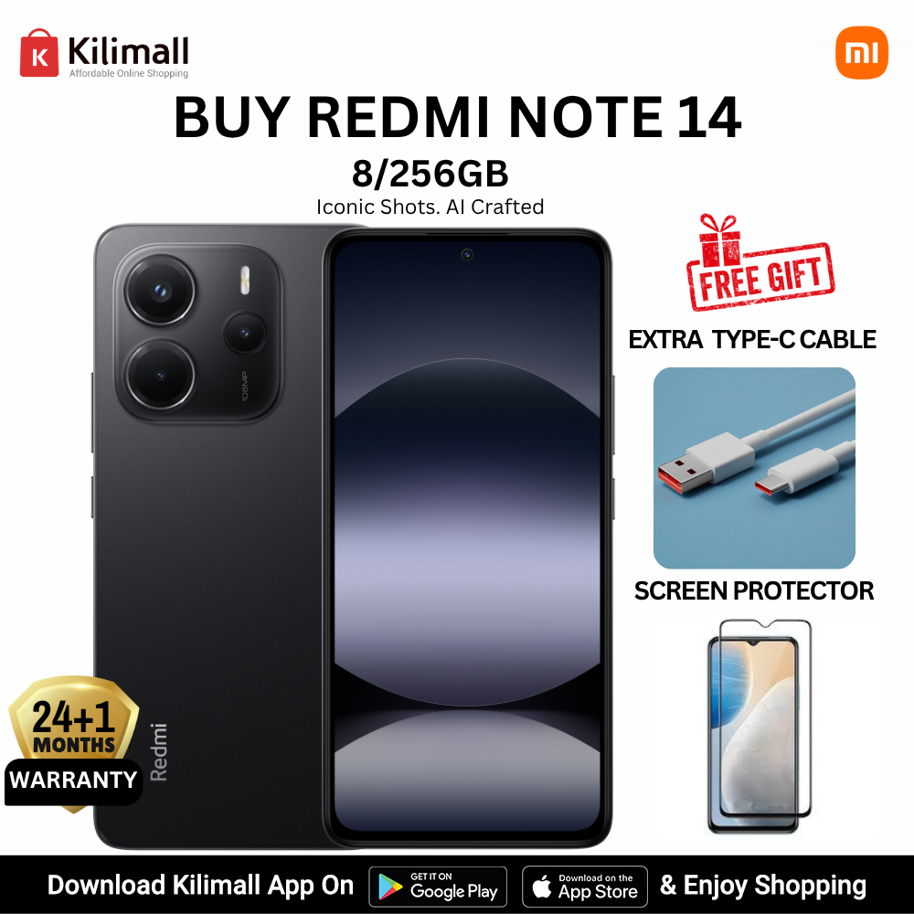 [Special Offer] Redmi Note 14 Smartphone 14, 6.67", 8GB + 256GB RAM, 108MP Camera  (Dual SIM), 5110mAh