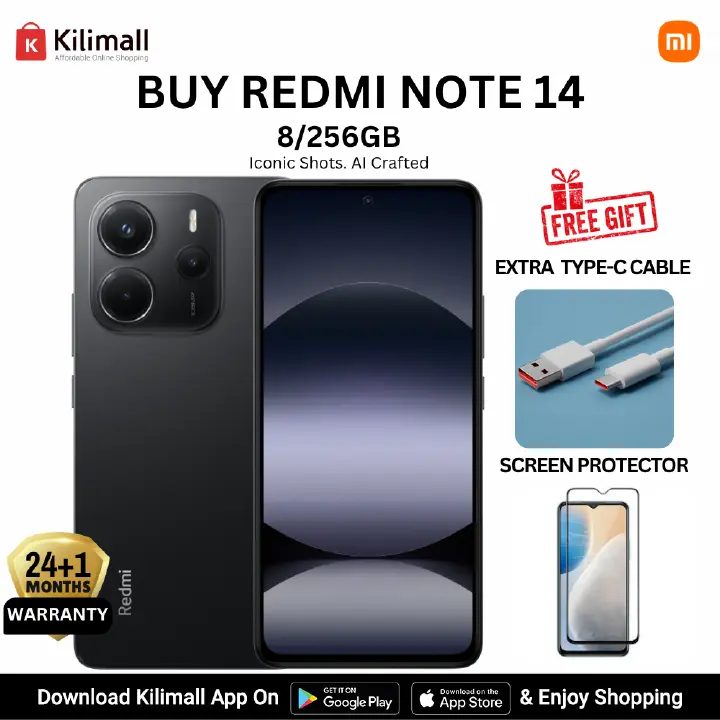[Special Offer] Redmi Note 14 Smartphone 14, 6.67", 8GB + 256GB RAM, 108MP Camera  (Dual SIM), 5110mAh
