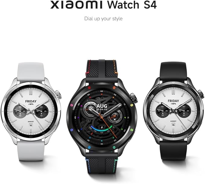 【Xiaomi Official】Xiaomi Watch S4 1.43" AMOLED Smartwatch 486mAh Battery GPS Bluetooth 5.3 5ATM Waterproof NFC eSIM Support