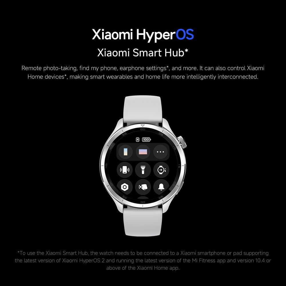 【Xiaomi Official】Xiaomi Watch S4 1.43" AMOLED Smartwatch 486mAh Battery GPS Bluetooth 5.3 5ATM Waterproof NFC eSIM Support