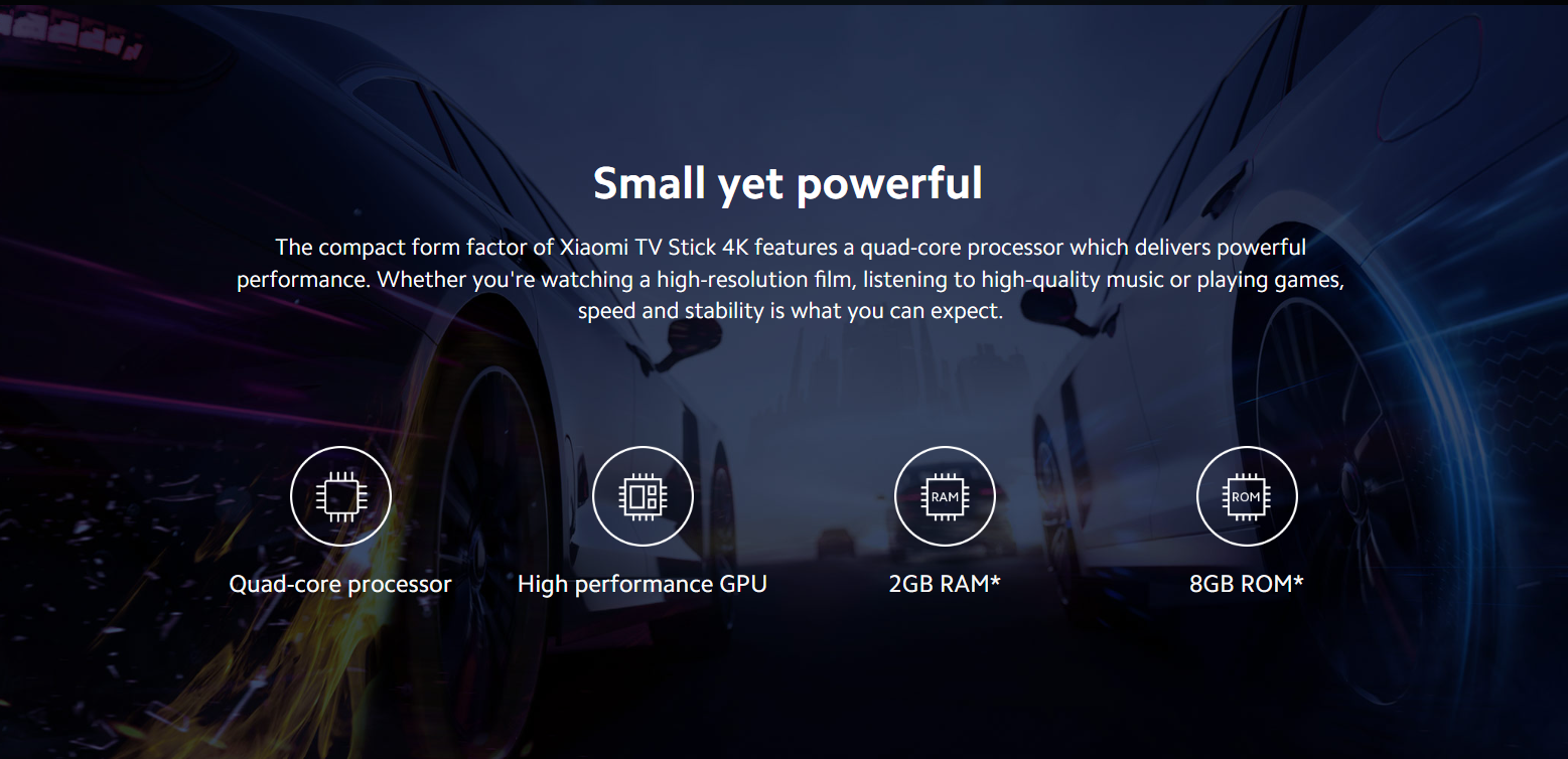 【Xiaomi Official】Xiaomi TV Stick 4K – Ultra HD Streaming Device, Android TV 11 with Google Assistant Voice Remote, Chromecast Built-in, 2GB RAM + 8GB Storage, HDR/AV1, Dual-Band WiFi , Bluetooth 5.2