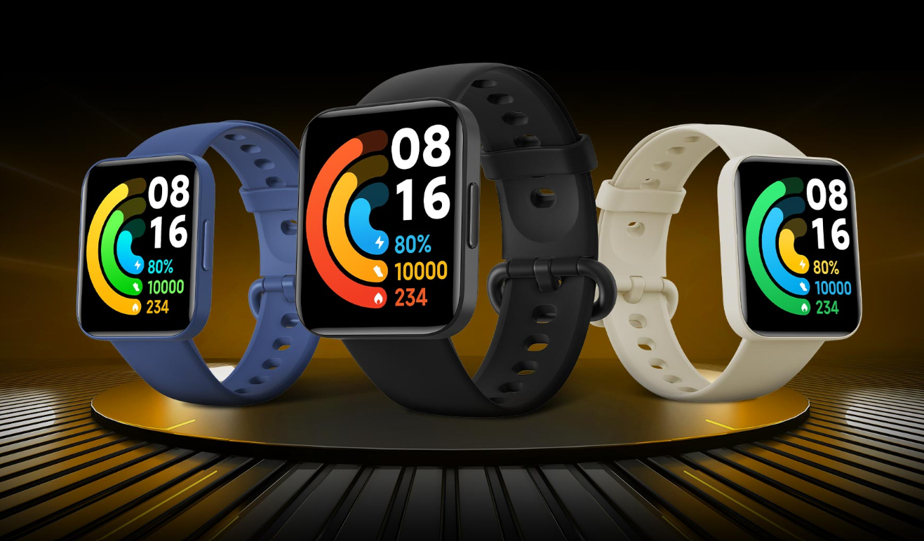 【Xiaomi Official】Xiaomi Poco Watch - | 1.6" AMOLED colourful touch display| SpO₂ measurement and 24-hour heart rate tracking | 100+ fitness modes | Up to 14 days of battery life, Black smart watch