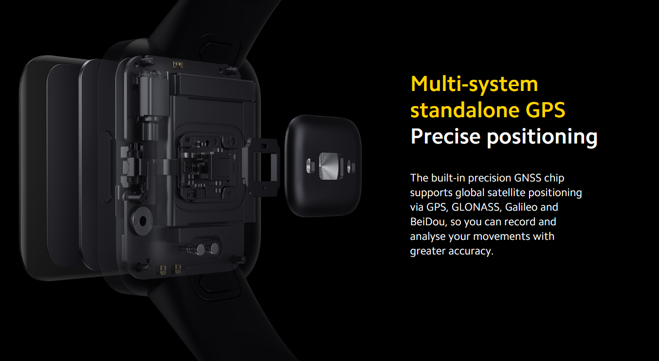 【Xiaomi Official】Xiaomi Poco Watch - | 1.6" AMOLED colourful touch display| SpO₂ measurement and 24-hour heart rate tracking | 100+ fitness modes | Up to 14 days of battery life, Black smart watch