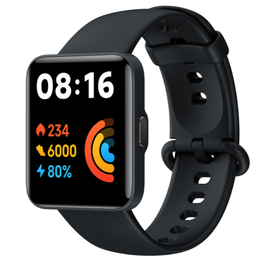 【Xiaomi Official】Xiaomi Poco Watch - | 1.6" AMOLED colourful touch display| SpO₂ measurement and 24-hour heart rate tracking | 100+ fitness modes | Up to 14 days of battery life, Black smart watch