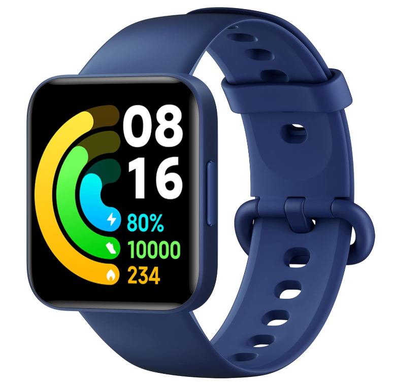 【Xiaomi Official】Xiaomi Poco Watch - | 1.6" AMOLED colourful touch display| SpO₂ measurement and 24-hour heart rate tracking | 100+ fitness modes | Up to 14 days of battery life, Black smart watch