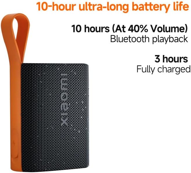 【Xiaomi Official】Xiaomi Sound Pocket Portable Bluetooth Speaker – 5W Output, Deep Bass, 10H Playtime, Waterproof, Lightweight Wireless Speaker with Mic