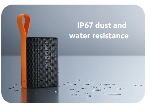【Xiaomi Official】Xiaomi Sound Pocket Portable Bluetooth Speaker – 5W Output, Deep Bass, 10H Playtime, Waterproof, Lightweight Wireless Speaker with Mic