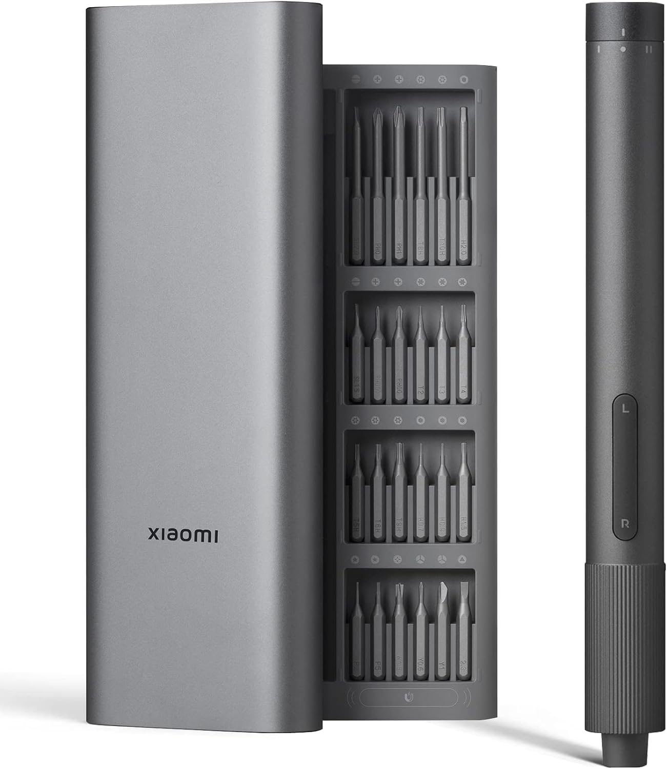 【Xiaomi Official】Xiaomi Electric Precision Screwdriver - All-metal Gearbox, Powerful Magnetic Motor, Rechargeable Lithium Battery, S2 Steel Screwdriving Bits, Type-C Charging, Aluminium Alloy Case