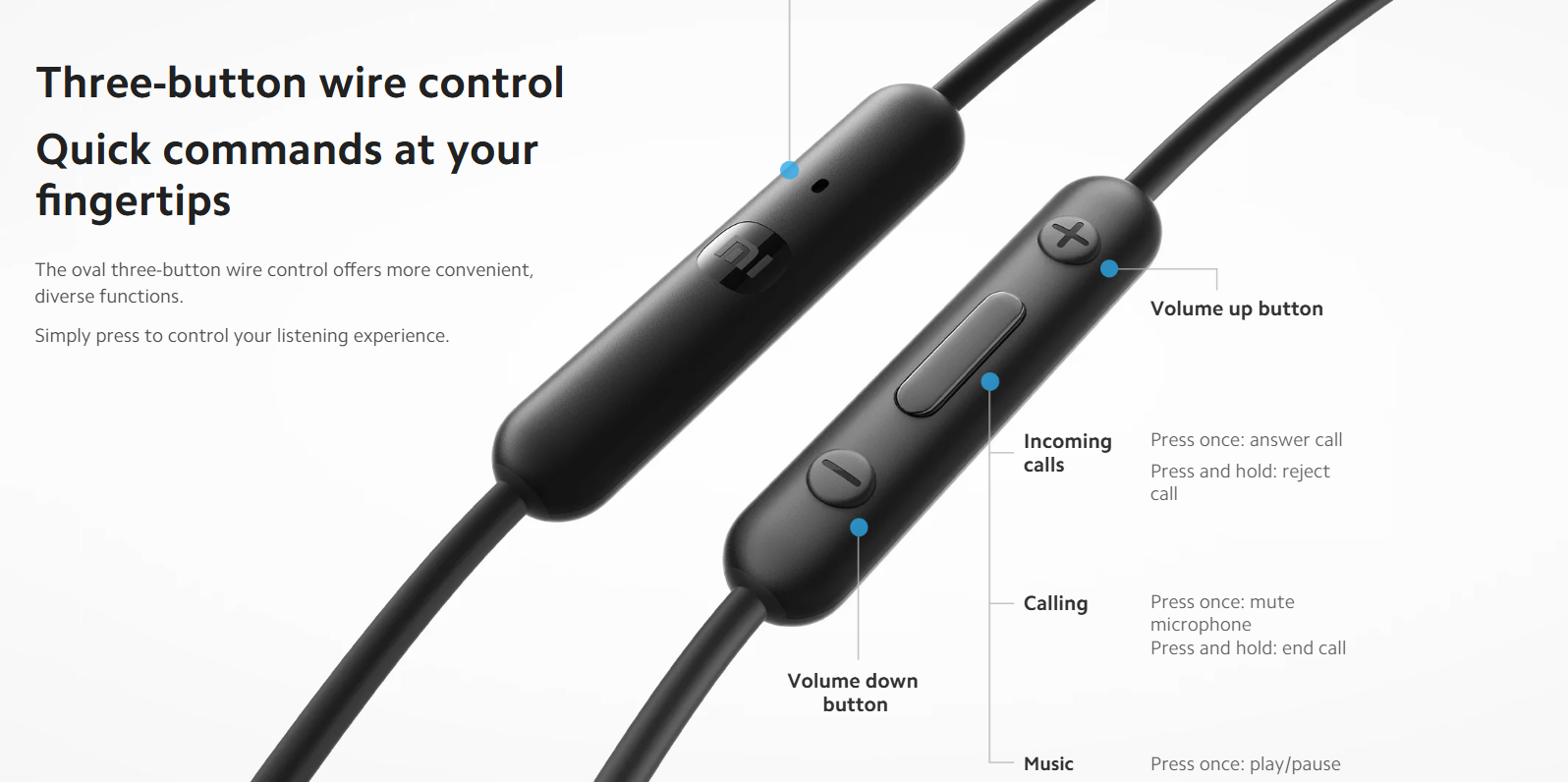 【Xiaomi Official】Xiaomi Type-C Earphones - In-Ear Earphones with Mic , Deep Bass , Clear Sound & Mic , Noise Isolation