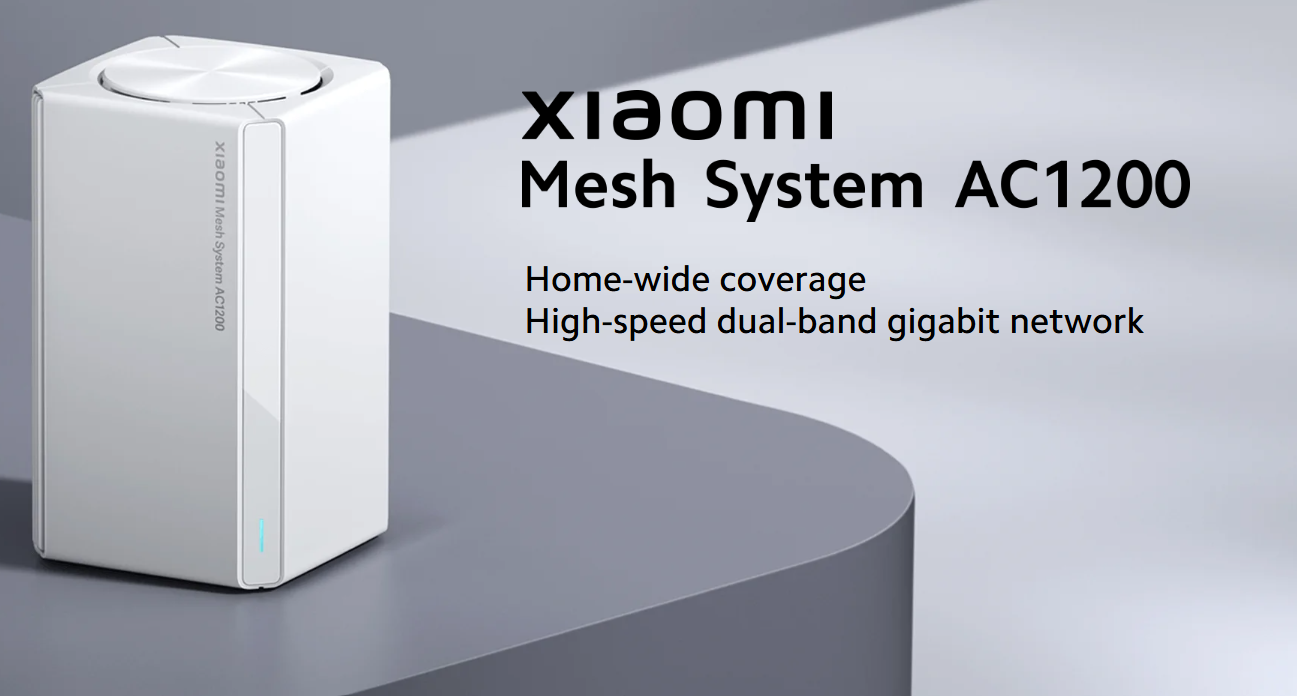 【Xiaomi Official】Xiaomi Mesh System AC1200 (1-PACK) -  WiFi Router | Dual Band | Whole Home Coverage | High Speed Internet