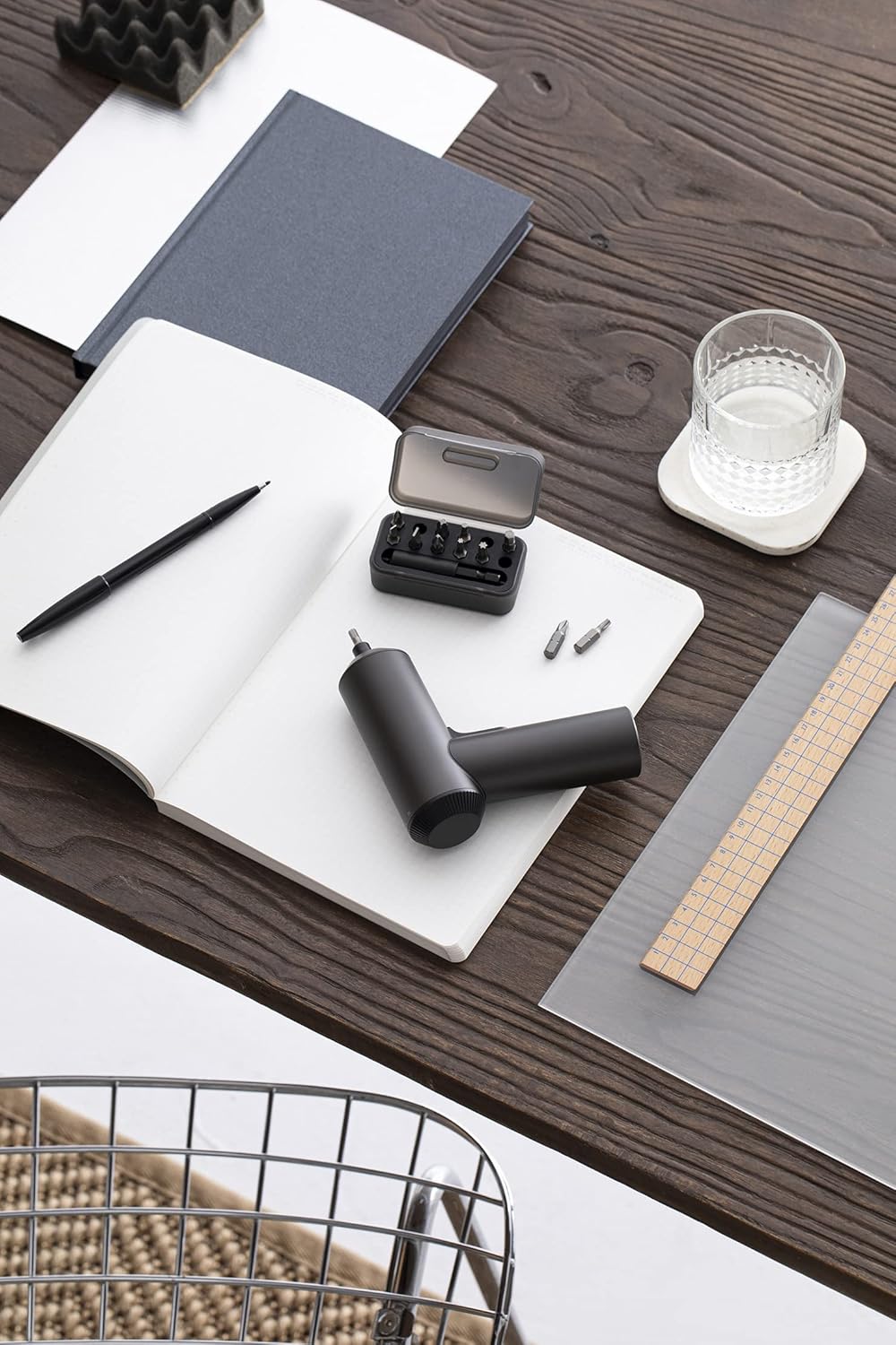 【Xiaomi Official】Xiaomi Mi Cordless Screwdriver 3.6V, 2000mAh Rechargable Battery. Patented One-piece body  USB-C charging port. High 5-N.m Cordless Portable Screwdriver with 12 pieces of S2 Steel