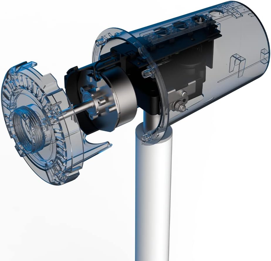 【Xiaomi Official】Xiaomi Mi Smart Standing Fan 2 – 4 Speed Levels, Dual Blades, Quiet DC Motor, Smart App & Voice Control, Energy Saving Standing Fan