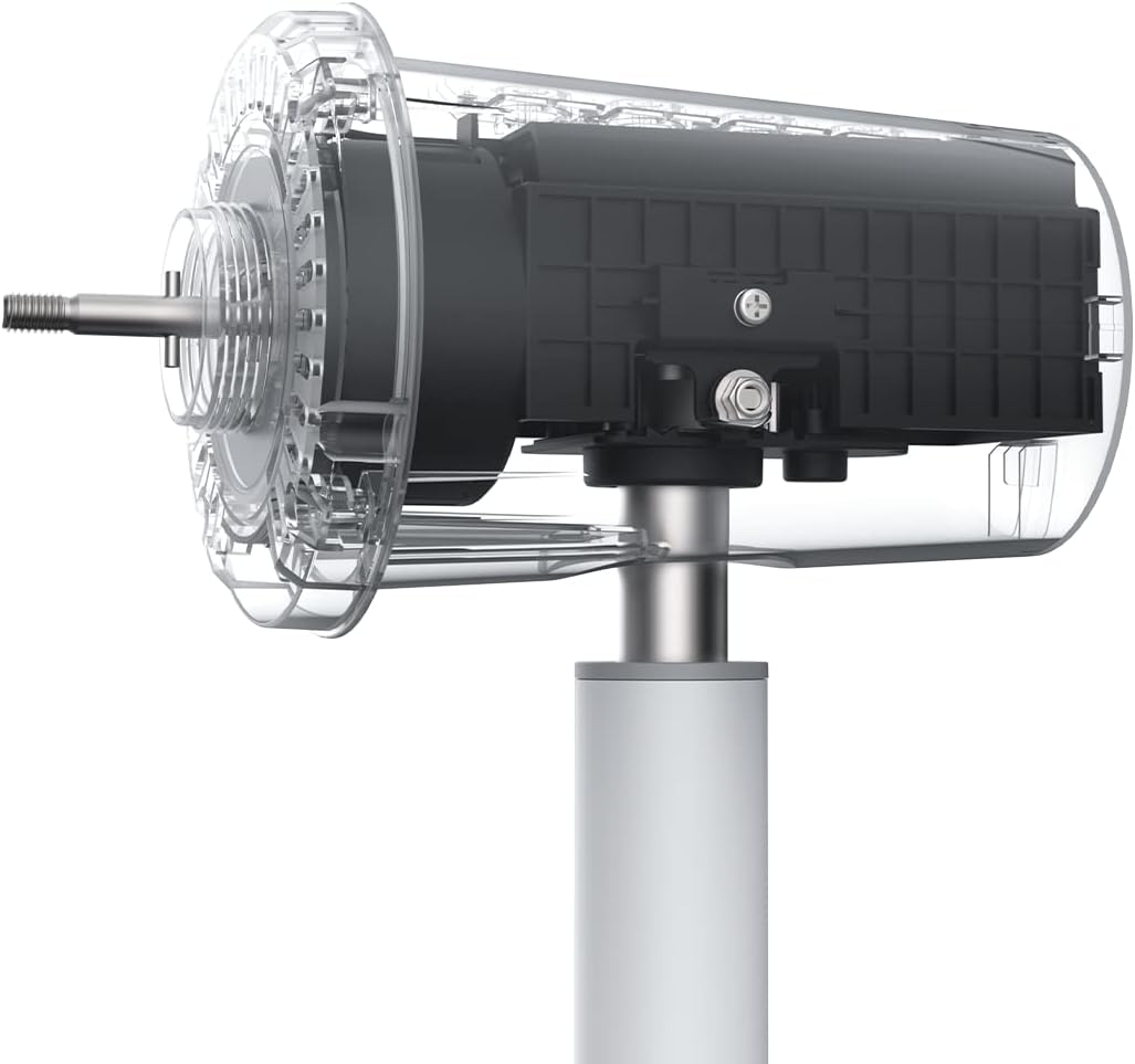 【Xiaomi Official】Xiaomi Mi Smart Standing Fan 2 – 4 Speed Levels, Dual Blades, Quiet DC Motor, Smart App & Voice Control, Energy Saving Standing Fan