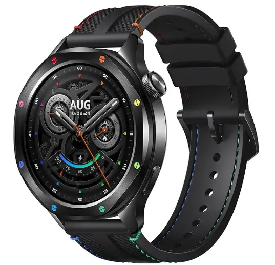 【Xiaomi Official】Xiaomi Watch S4 (Rainbow) 1.43" AMOLED Smartwatch 486mAh Battery GPS Bluetooth 5.3 5ATM Waterproof NFC eSIM Support