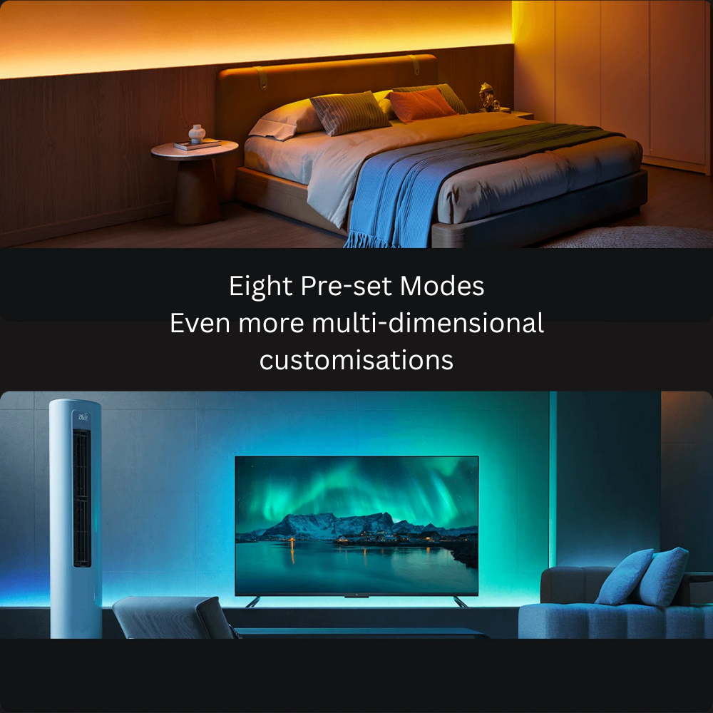 【Xiaomi Official】Xiaomi Smart Lightstrip Pro Extension – RGB Smart LED Strip Add-on with App & Voice Control, Music Sync, Smart Home Lighting