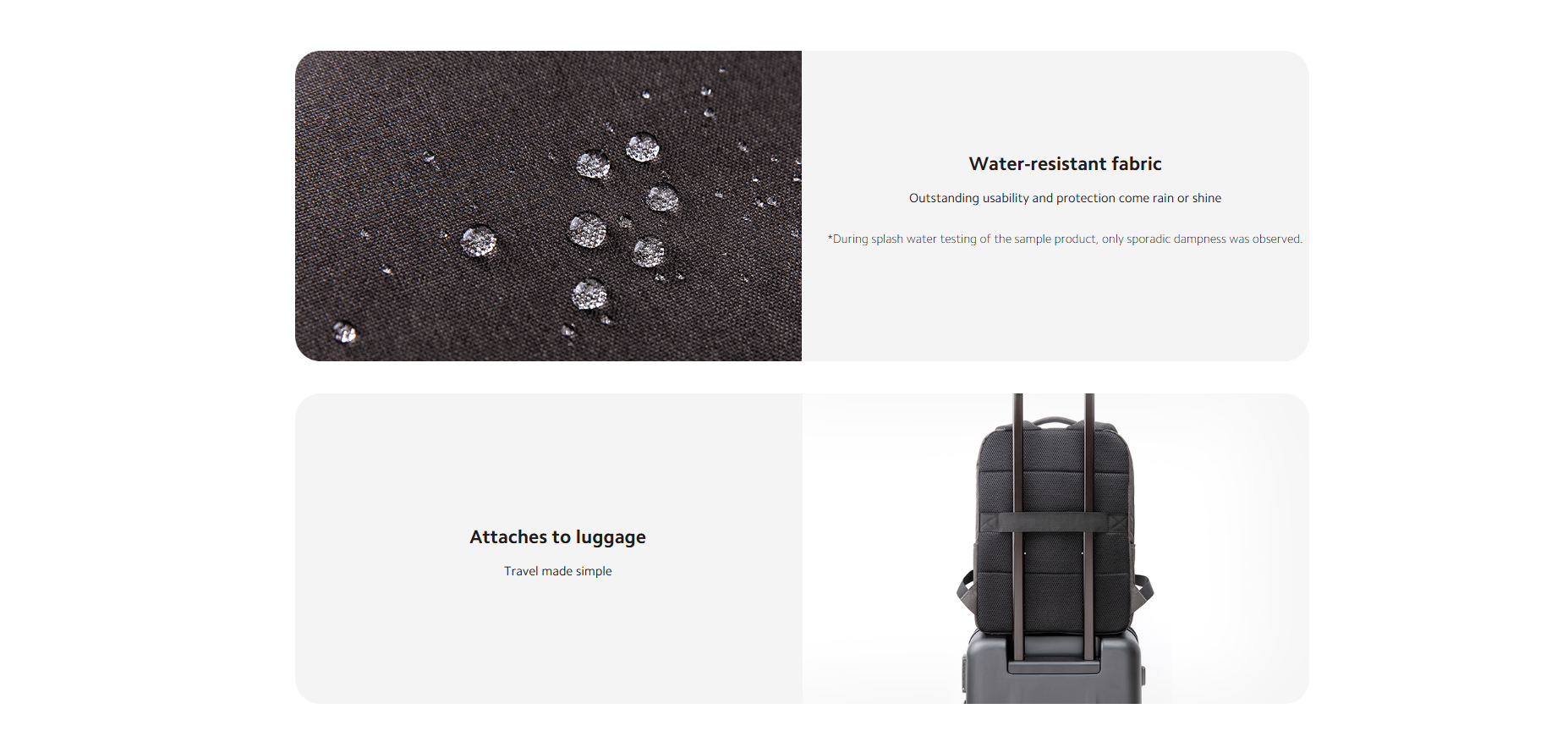 【Xiaomi Official】Xiaomi Commuter Backpack 15.6" – Water Resistant Laptop Bag, Lightweight Travel & Work Backpack, Anti-Theft, Unisex School & Business Bag