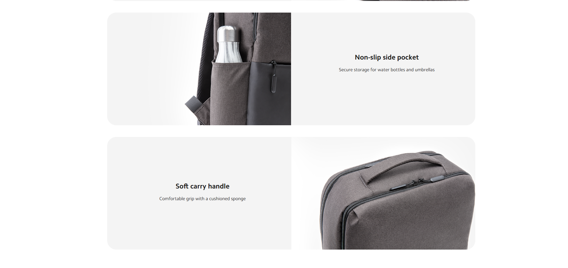 【Xiaomi Official】Xiaomi Commuter Backpack 15.6" – Water Resistant Laptop Bag, Lightweight Travel & Work Backpack, Anti-Theft, Unisex School & Business Bag