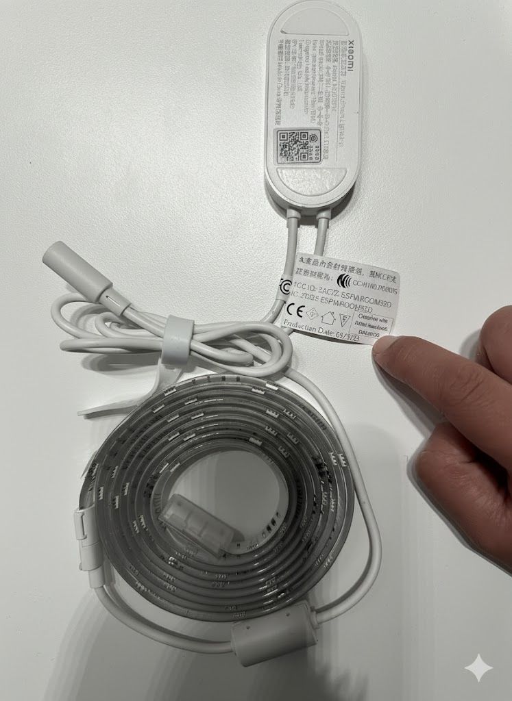 【Xiaomi Official】Xiaomi Smart Lightstrip (2m/6.6ft), Compatible with Alexa, Google Assistant, Apple Homekit Home App, WiFi Compatible, Music sync | Dynamic Ambient Lighting | Custom dimming |