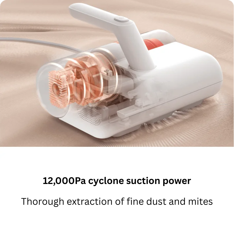 【Xiaomi Official】Xiaomi Dust Mite Vacuum 2 – Powerful Handheld UV Vacuum Cleaner for Bed, Sofa & Mattress, Strong Suction, Anti-Allergy Mite Remover, Home Cleaning Appliance
