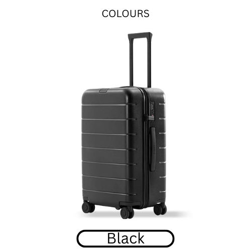 【Xiaomi Official】Xiaomi Luggage Classic 20" Black – Lightweight Hard Shell Carry-on Suitcase with TSA Lock, Silent Spinner Wheels, Durable PC Material, Business & Travel Trolley Bag suitcase