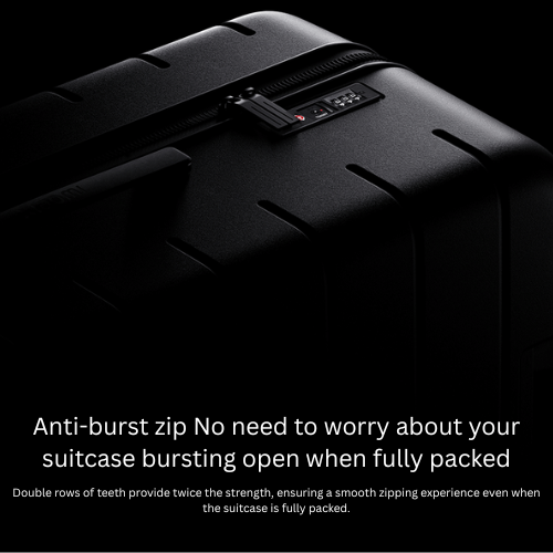 【Xiaomi Official】Xiaomi Luggage Classic 20" Black – Lightweight Hard Shell Carry-on Suitcase with TSA Lock, Silent Spinner Wheels, Durable PC Material, Business & Travel Trolley Bag suitcase