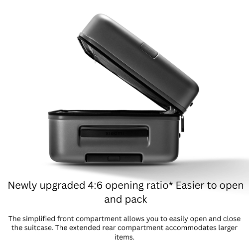 【Xiaomi Official】Xiaomi Luggage Classic 20" Black – Lightweight Hard Shell Carry-on Suitcase with TSA Lock, Silent Spinner Wheels, Durable PC Material, Business & Travel Trolley Bag suitcase