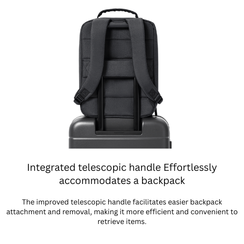 【Xiaomi Official】Xiaomi Luggage Classic 20" Black – Lightweight Hard Shell Carry-on Suitcase with TSA Lock, Silent Spinner Wheels, Durable PC Material, Business & Travel Trolley Bag suitcase