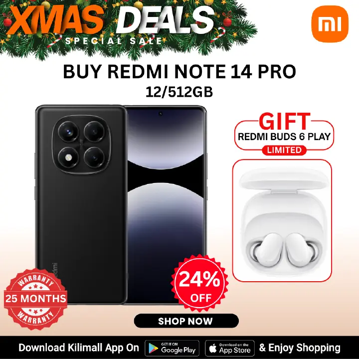 【Xiaomi Official】 XIAOMI Redmi Note 14 Pro Smartphone 6.67" AMOLED display, 12GB Ram + 512GB Rom ,  200MP Camera ,5500mAh , 45W turbo charging