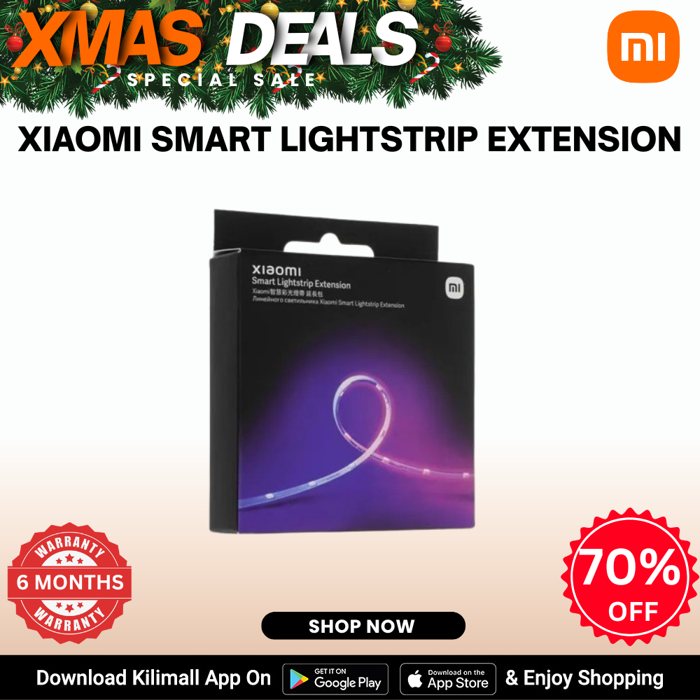 【Xiaomi Official】Xiaomi Smart Lightstrip 1M Extension – App Control, Multicolor RGB Lighting, Home Decoration Add-On