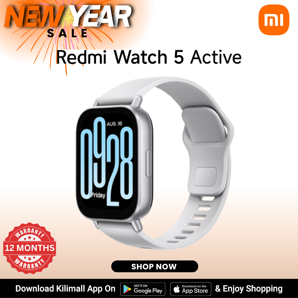 【Xiaomi Official】Xiaomi Redmi Smart watch 5 ACTIVE 2'' LCD Bluetooth Calls, 1.75" AMOLED Display, Fitness & Health Tracker, Heart Rate & SpO2 Monitor, Waterproof Sports Smartwatch for Android & iPhone