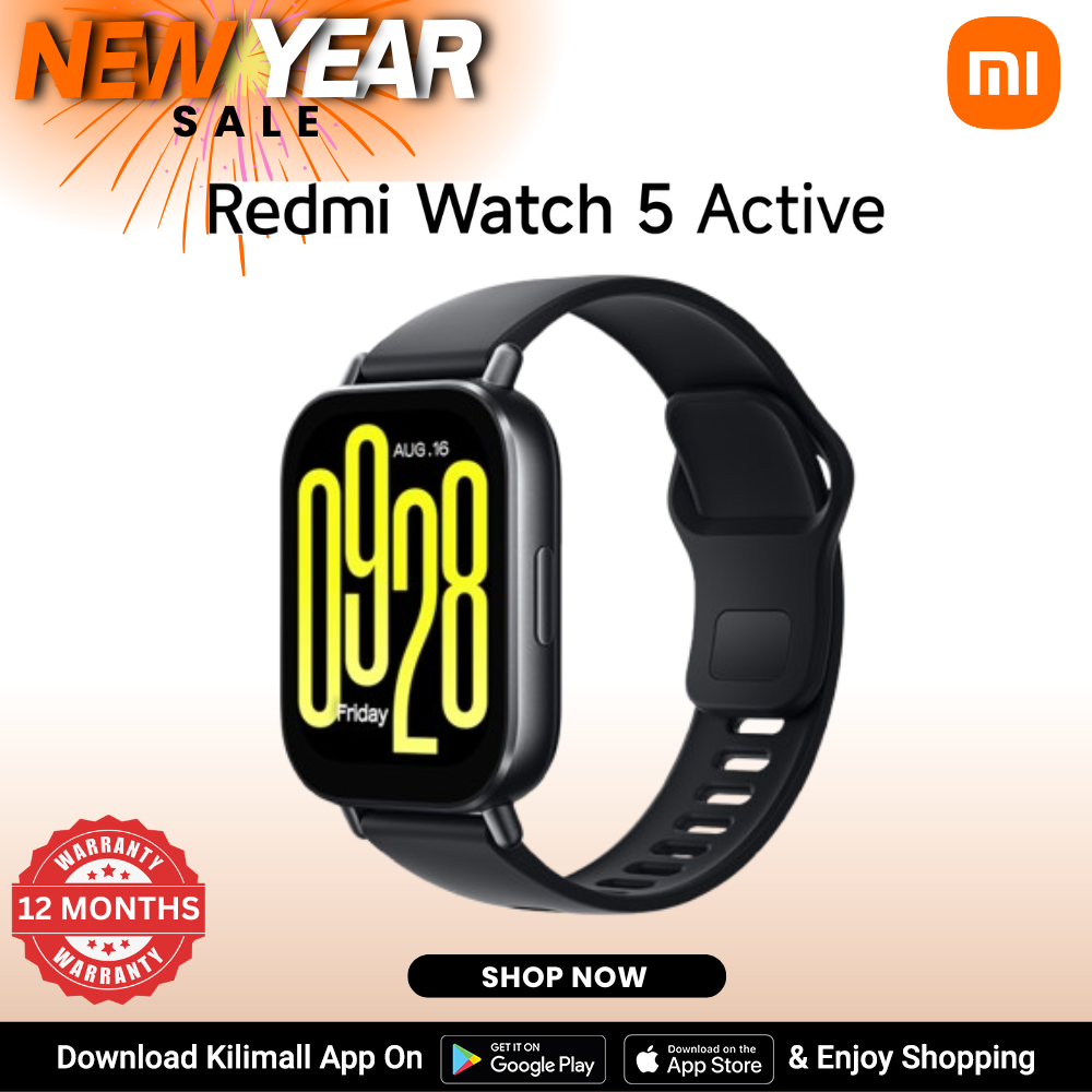 【Xiaomi Official】Xiaomi Redmi Smart watch 5 ACTIVE 2'' LCD Bluetooth Calls, 1.75" AMOLED Display, Fitness & Health Tracker, Heart Rate & SpO2 Monitor, Waterproof Sports Smartwatch for Android & iPhone