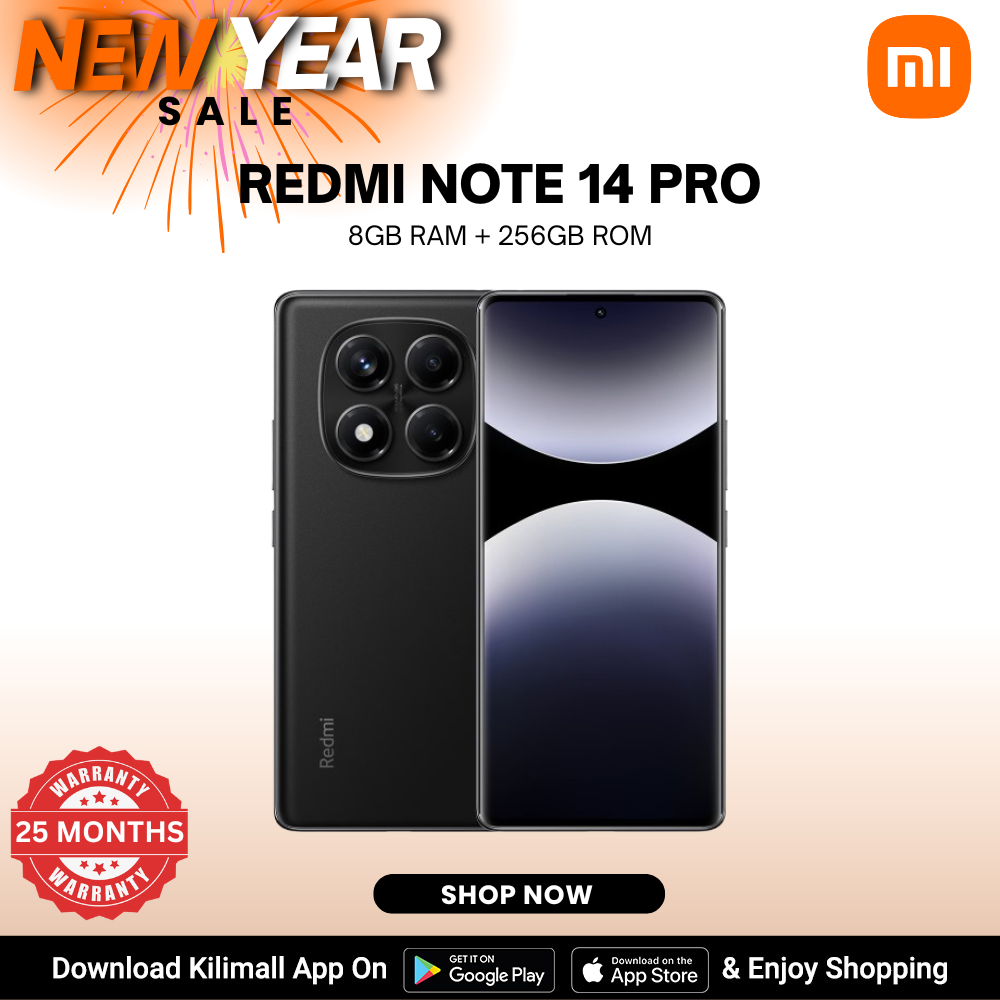 【Xiaomi Official】Redmi Note 14 Pro Smartphone 6.67" AMOLED display, 8GB Ram + 256GB Rom , 5500mAh , 45W turbo charging, 200MP Camera