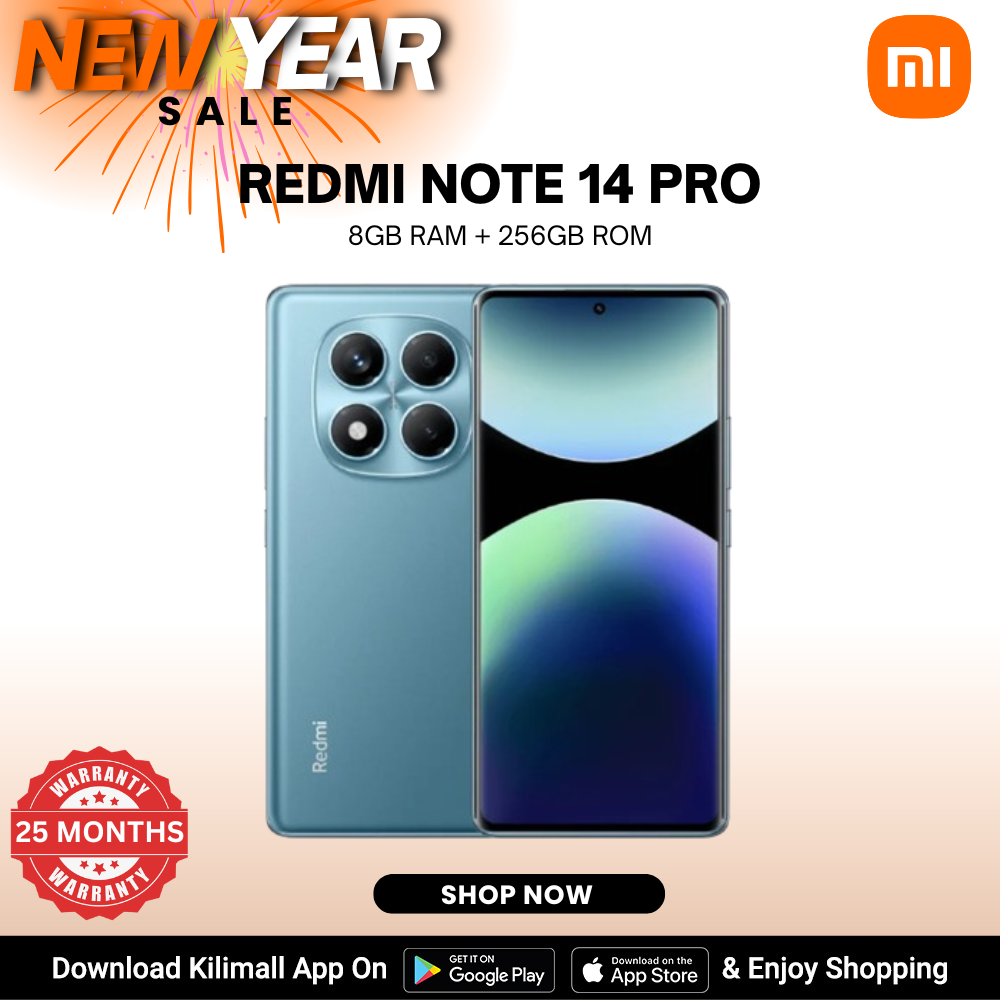 【Xiaomi Official】Redmi Note 14 Pro Smartphone 6.67" AMOLED display, 8GB Ram + 256GB Rom , 5500mAh , 45W turbo charging, 200MP Camera
