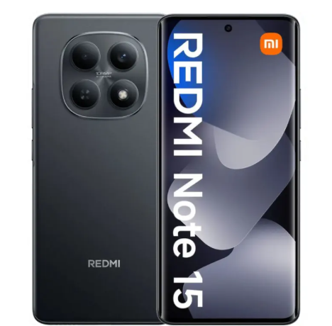 【Xiaomi Official】REDMI Note 15 Smartphone 6.77" AMOLED Display 8GB + 256GB Dual SIM 108MP main camera 20MP front camera 6000mAh battery 33W In-screen fingerprint 120Hz Splash, Water and Dust Resistant