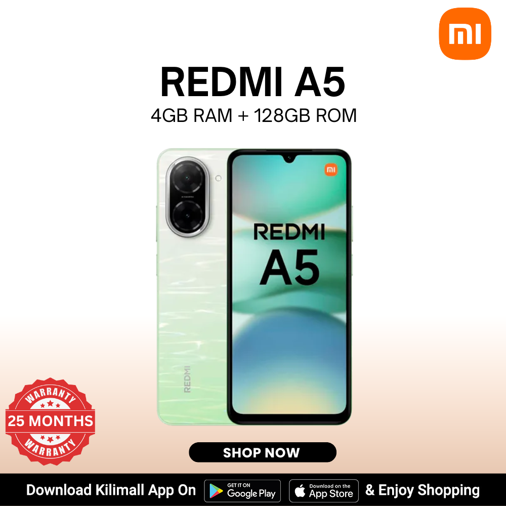 【Xiaomi Official】Redmi A5 Display 6.88" 4GB + 128GB Dual SIM 32MP main camera 8MP front camera 5200mAh battery Side fingerprint sensor USB Type-C Phones SmartPhone