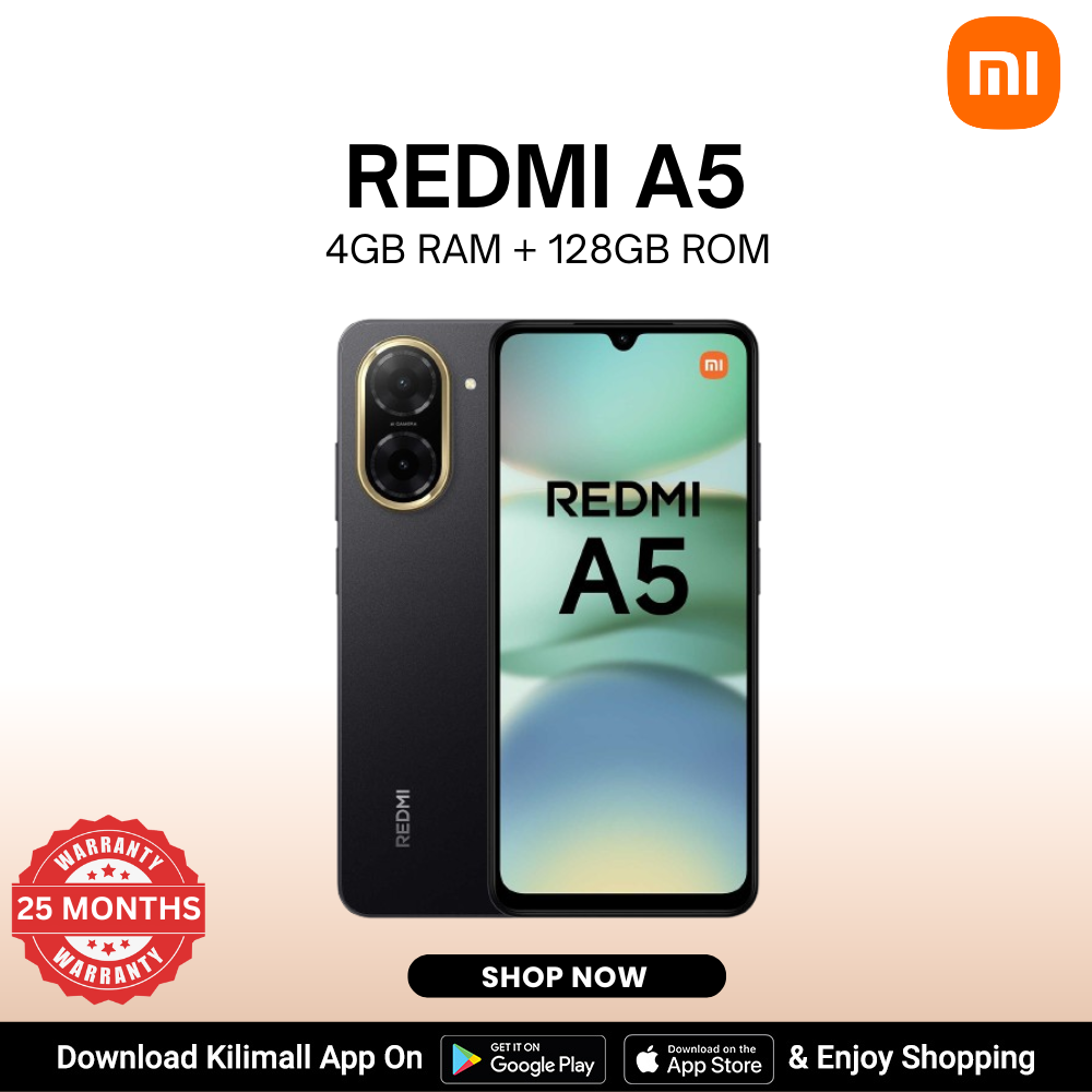 【Xiaomi Official】Redmi A5 Display 6.88" 4GB + 128GB Dual SIM 32MP main camera 8MP front camera 5200mAh battery Side fingerprint sensor USB Type-C Phones SmartPhone
