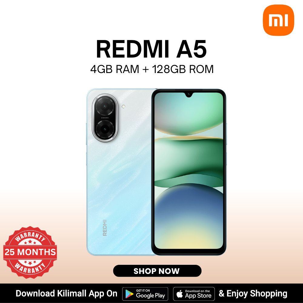 【Xiaomi Official】Redmi A5 Display 6.88" 4GB + 128GB Dual SIM 32MP main camera 8MP front camera 5200mAh battery Side fingerprint sensor USB Type-C Phones SmartPhone