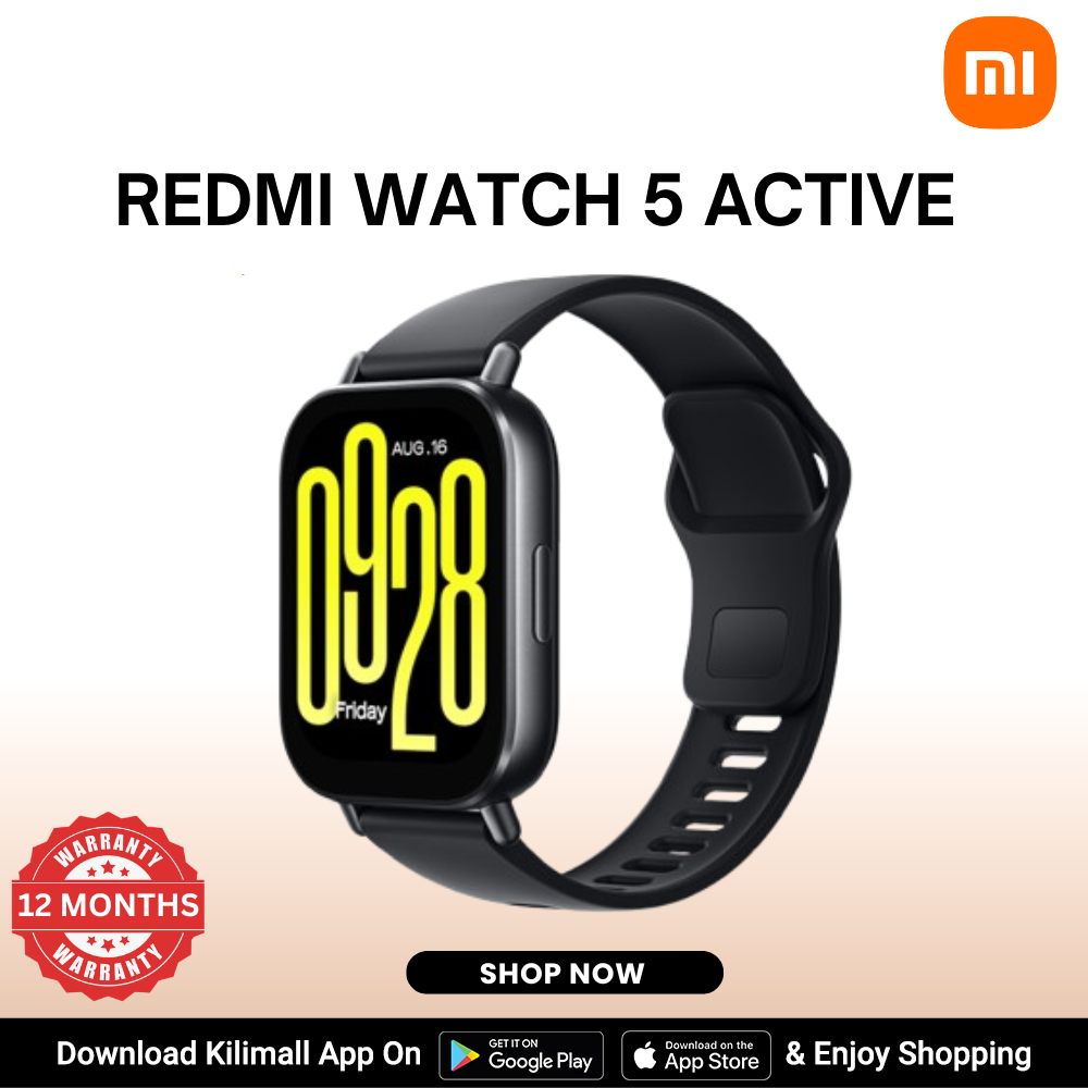【Xiaomi Official】Xiaomi Redmi Smart watch 5 ACTIVE 2'' LCD Bluetooth Calls, 1.75" AMOLED Display, Fitness & Health Tracker, Heart Rate & SpO2 Monitor, Waterproof Sports Smartwatch for Android & iPhone