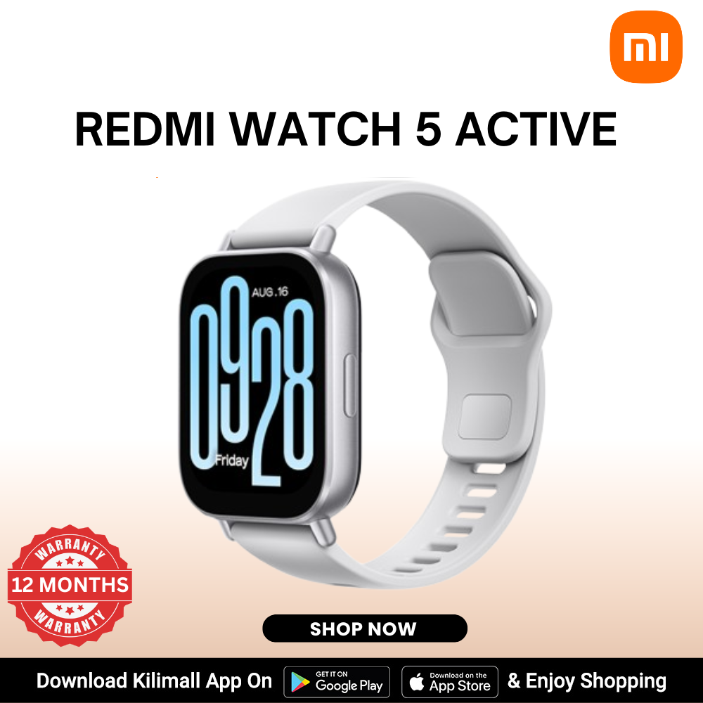 【Xiaomi Official】Xiaomi Redmi Smart watch 5 ACTIVE 2'' LCD Bluetooth Calls, 1.75" AMOLED Display, Fitness & Health Tracker, Heart Rate & SpO2 Monitor, Waterproof Sports Smartwatch for Android & iPhone