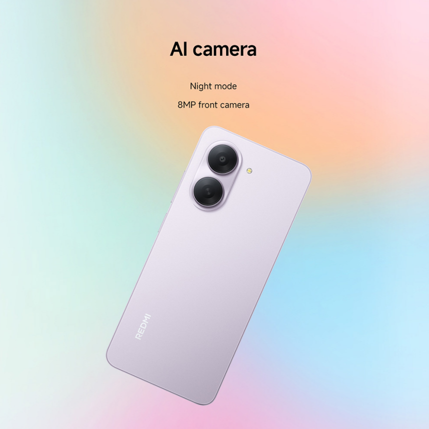 【Xiaomi Official】Redmi A7 Smartphone -  6.88" LCD Display 3GB RAM + 64GB ROM Dual SIM 5200mAh 13MP main camera 8MP Selfie camera Side fingerprint sensor Type C charger 3.5mm jack Bluetooth 5.2