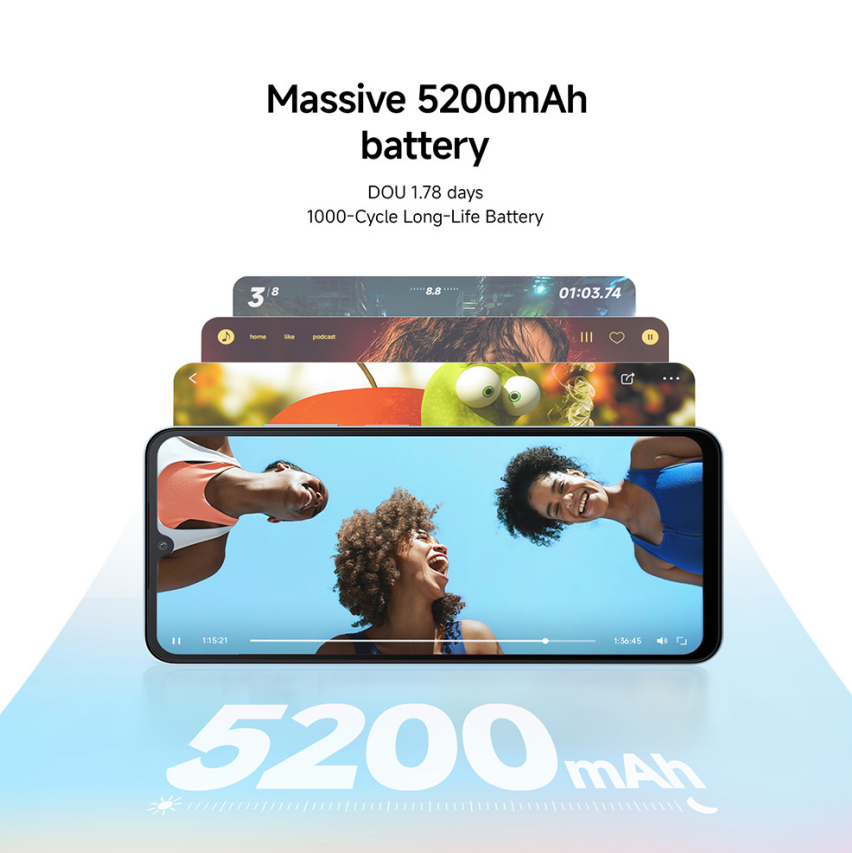 【Xiaomi Official】Redmi A7 Smartphone -  6.88" LCD Display 3GB RAM + 64GB ROM Dual SIM 5200mAh 13MP main camera 8MP Selfie camera Side fingerprint sensor Type C charger 3.5mm jack Bluetooth 5.2