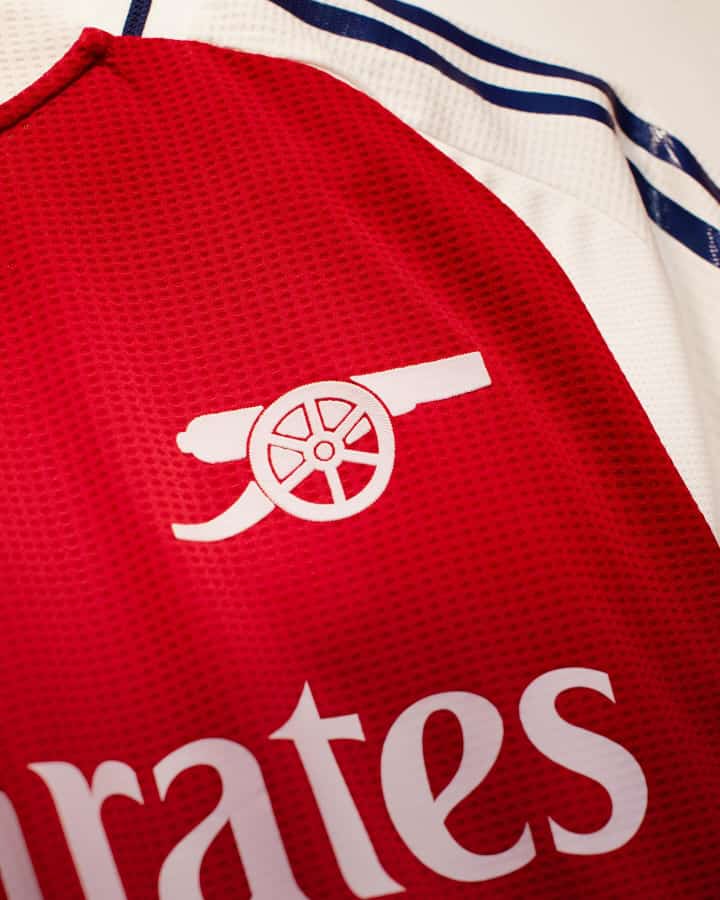 Arsenal's home kit for the 2024/25 season Player Version Authentic Jersey