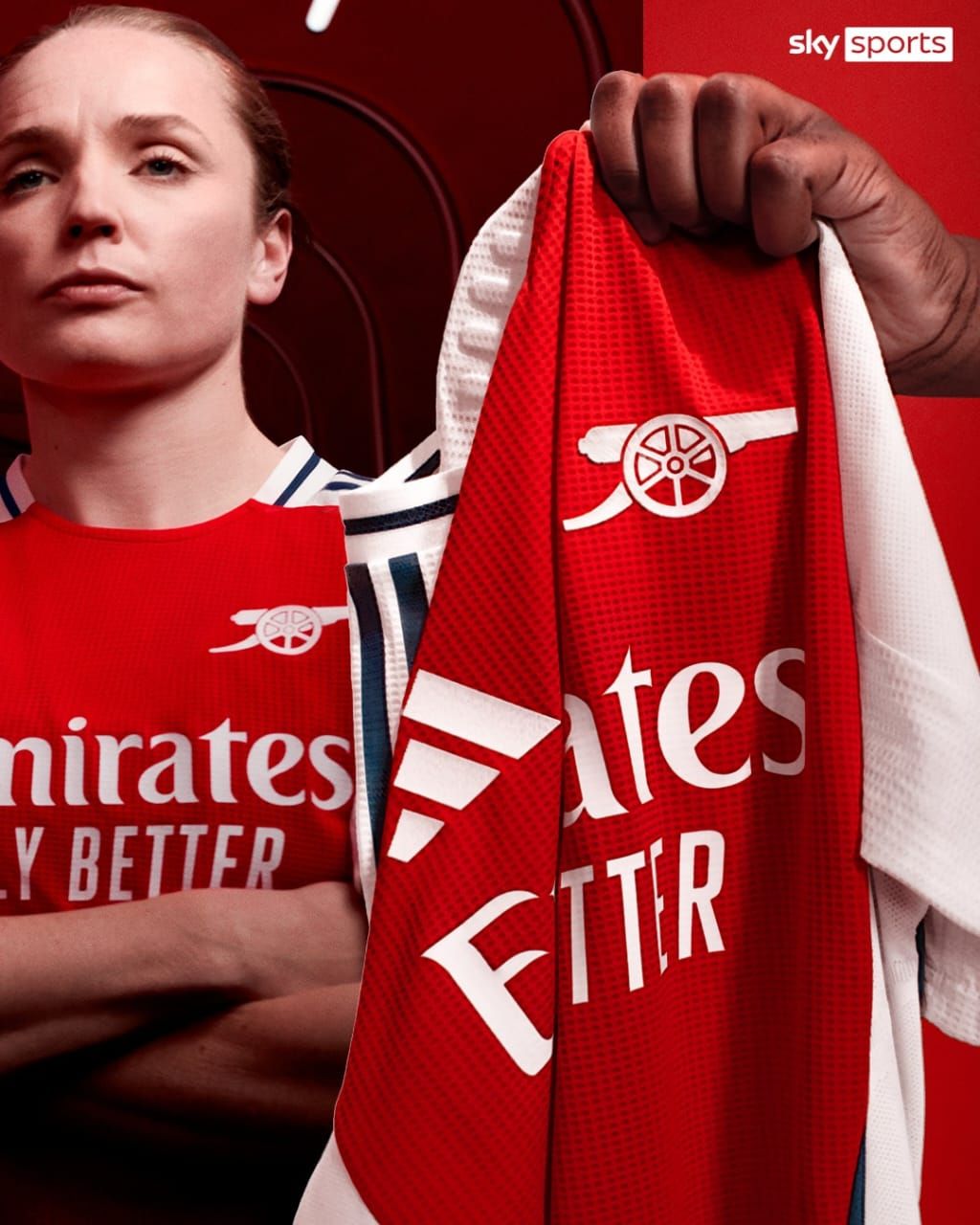 Arsenal's home kit for the 2024/25 season Player Version Authentic Jersey