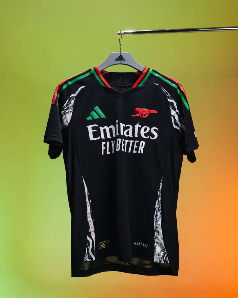 Arsenal New 2024/25 Away Authentic Jersey Black kit African Inspired