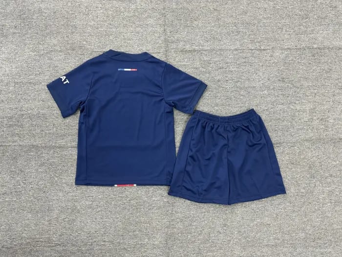 NEW PSG 24/25 HOME JERSEY FOR KIDS JERSEY PLUS SHORTS AUTHENTIC FULL  KIT as in picture
