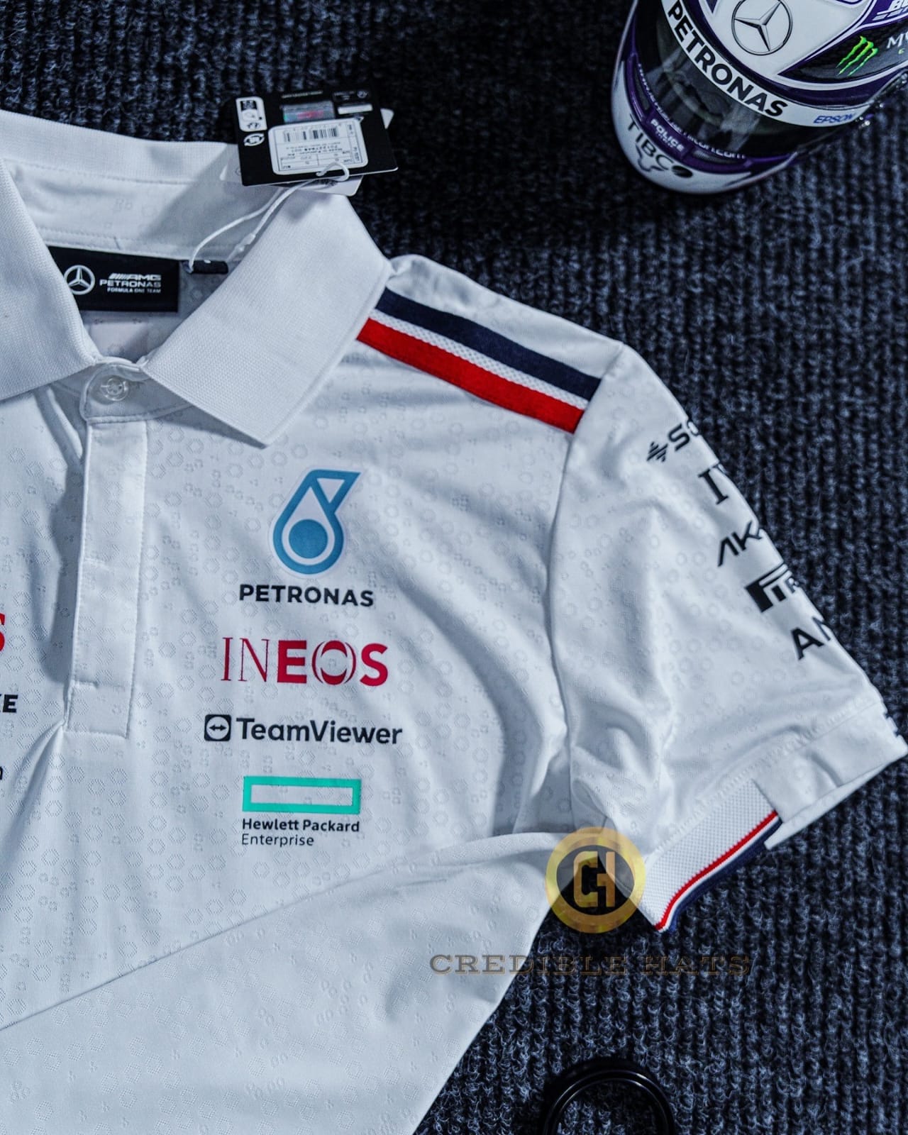 Mercedes  New Season F1 Authentic Kit for Formula 1 Polo Neck