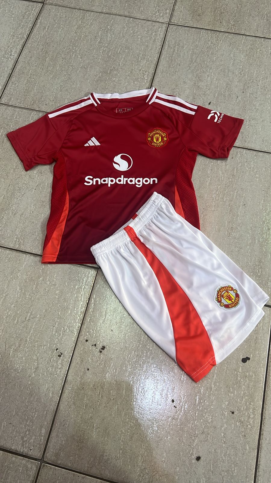 Kids Manchester united Home Kit 24/25 Authentic Football Jersey