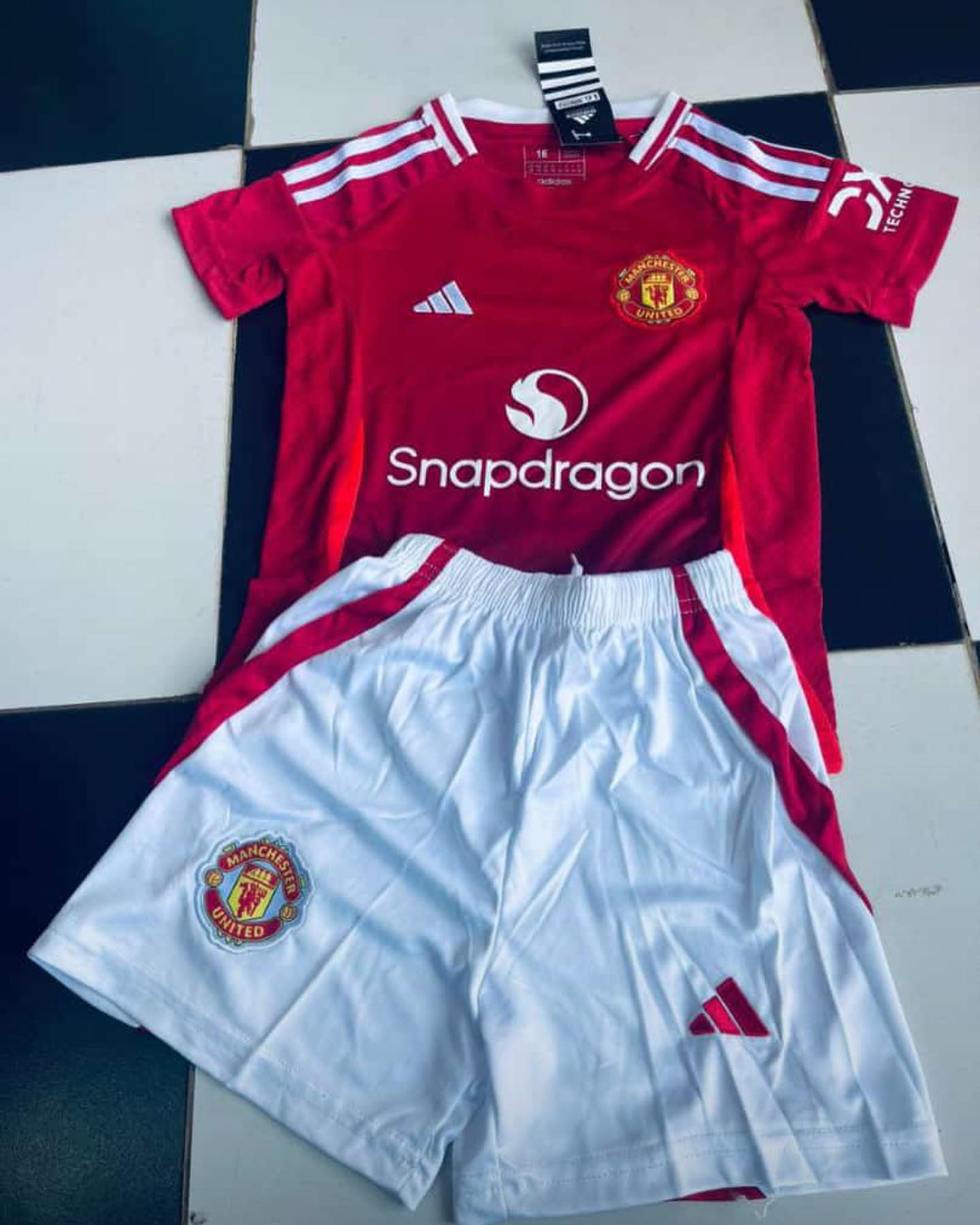 Kids Manchester united Home Kit 24/25 Authentic Football Jersey